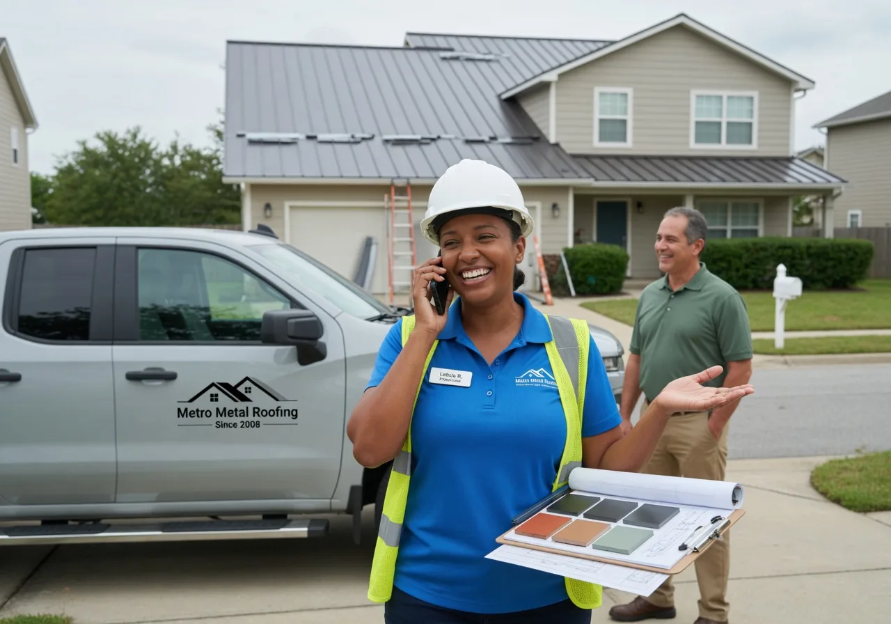 Storm Damage Metal Roof Repair in Slatersville, RI